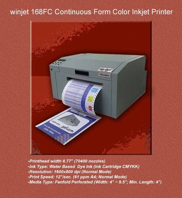 Continuous Form Inkjet Printers